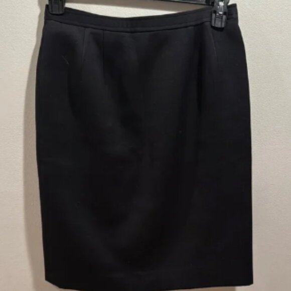 Oscar de la Renta Wool Skirt 10 - Picture 1 of 3